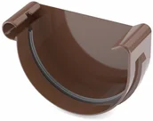 Rynny i akcesoria - Cellfast Denko lewe 75 mm PVC brąz - miniaturka - grafika 1