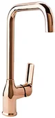 Baterie kuchenne - Valvex Aurora Rose Gold bateria kuchenna z obrotową wylewką 2445250 - miniaturka - grafika 1