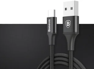 Baseus Kabel Rapid USB-C LED 2m Black BSU013BLK - Kable USB Baseus Kabel Rapid USB-C LED 2m Black BSU013BLK - Kable USB - miniaturka - grafika 8
