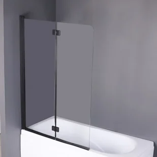 Duso Parawan Nawannowy Duso dwuczęściowy czarny 100x140 DS111TK - Parawany nawannowe - miniaturka - grafika 2