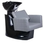 Myjki fryzjerskie - Barbiero Myjnia fryzjerska Ernesto jasno szara BM-32969 - miniaturka - grafika 1