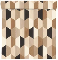 Tapety - Rasch Tapeta 466300 brązowo-czarna winylowa na flizelinie - miniaturka - grafika 1