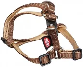 Szelki dla psów - Nobby Szelki Soft Grip brązowe 15mm/40-56cm PNOB054 - miniaturka - grafika 1