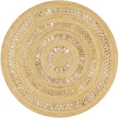 Dywaniki łazienkowe - vidaXL Dywan ręcznie wypleciony z juty, 120 cm 133708 - miniaturka - grafika 1