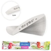 Pozostałe akcesoria kosmetyczne - ABA Group ABA Bezpieczny Pakiet Pilnik Łódka 100/180 Zeberka SLIM x25szt 101400Z25 - miniaturka - grafika 1