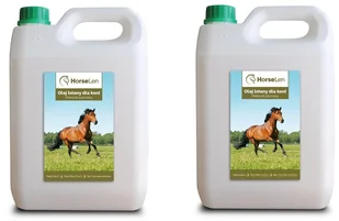Olej Lniany 10L Dla Koni Horselen Wysyłka Gratis ! - Akcesoria jeździeckie - miniaturka - grafika 2