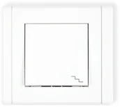 Wyłączniki światła i elektryczne - Karlik Flexi biały łącznik schodowy FWP-3 FWP-3 - miniaturka - grafika 1