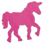 Prace ręczne dla dzieci - Ses NL Szablon do układania koralików - Jednorożec - miniaturka - grafika 1