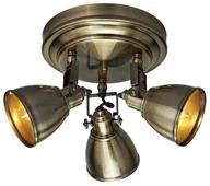 Lampy ścienne - Markslojd Fjallbacka Kinkiet potrójny Patyna E14 3x40W 104050 - miniaturka - grafika 1