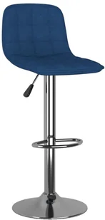 vidaXL Lumarko Hokery, 2 szt., niebieskie, tapicerowane tkaniną 333949 - Taborety i hokery - miniaturka - grafika 3