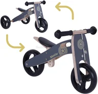 Rowerki biegowe - Bikestar Rowerek biegowy MINI trójkołowy jeździk 2w1 Bike Star 7" Twist czarny RU-07-WD-TO-BLAC - miniaturka - grafika 1