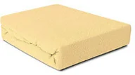 Prześcieradła - Darymex Prześcieradło Frotte z gumką kremowe 160x200 dx-160-pft-003 - miniaturka - grafika 1