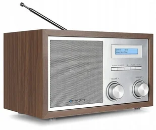 Blaupunkt Audio RXD 180 WN, radio kuchenne DAB+, retro radio cyfrowe DAB Plus, Bluetooth, Aux In, w zestawie radio UKW/FM PLL z RDS, łatwa obsługa, wygląd aluminium, pokrętło obrotowe, podświetlany wyświetl RXD 180 WN - Radia - miniaturka - grafika 2