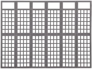VidaXL Lumarko Parawan pokojowy 6-panelowy/trejaż, drewno jodłowe, 242,5x180cm 316489 VidaXL - Parawany - miniaturka - grafika 2