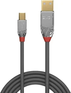 Lindy 36631 Kabel USB 2.0 A Mini-B Cromo Line 1m LY-36631 - Kable USB - miniaturka - grafika 2