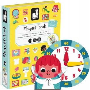 Janod Magnetyczna układanka Uczę się zegarka - Układanki dla dzieci - miniaturka - grafika 45