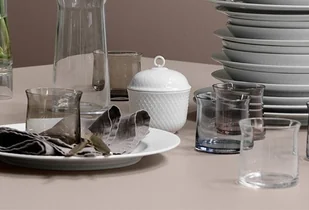 Lyngby Porcelain Lyngby Porcelain RHOMBE Talerz Płaski 23 cm 201223 - Talerze - miniaturka - grafika 7