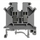 Kostki, złączki, wtyczki - Geberit DEGSON szynowa 0,2-4mm2 1P Przelotowa Szara Śrubowa DGN 3343 PC4-01P-11-00A(H) - miniaturka - grafika 1