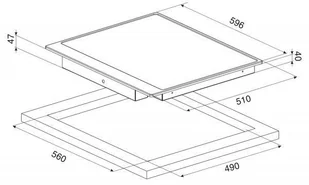 Płyta elektryczna do zabudowy Smeg P864AO - Płyty elektryczne do zabudowy - miniaturka - grafika 3