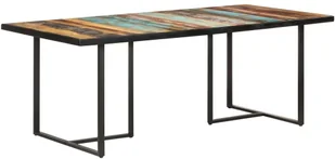 VidaXL Lumarko Stół jadalniany, 200 cm, lite drewno odzyskane 320698 VidaXL - Stoły - miniaturka - grafika 9