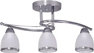 Kaja Samira lampa podsufitowa 3x40W chrom/szkło białe K-JSL-8090/3CHR - Lampy sufitowe Kaja Samira lampa podsufitowa 3x40W chrom/szkło białe K-JSL-8090/3CHR - Lampy sufitowe - miniaturka - grafika 2
