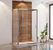 Kabiny prysznicowe - Radaway Premium Plus DWJ+2S kabina przyścienna 70x105x70cm szkło przejrzyste - miniaturka - grafika 1