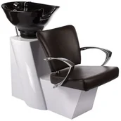 Myjki fryzjerskie - Barbiero Myjnia fryzjerska LIVIO brązowa BH-8012 BH-8012/056 - miniaturka - grafika 1