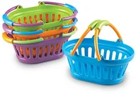 Zabawy w naśladowanie dorosłych - Learning Resources New sprouts kosze na zakupy (zestaw z 4 sztuki) - miniaturka - grafika 1