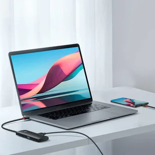 Baseus HUB Adapter Lite Series przejściówka rozdzielacz USB-A do 4x USB-A 25cm WKQX030001 - Huby USB - miniaturka - grafika 4