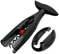 Zestawy do wina - Le Creuset akcesoria zestaw na prezent korkociąg Activ-ball gs200 na wino, czarny GS200L-31 - miniaturka - grafika 1