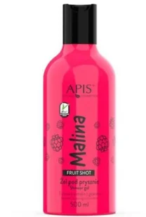 Apis Fruit Shot Malinowy żel pod prysznic, 500ml - Kosmetyki do kąpieli - miniaturka - grafika 2