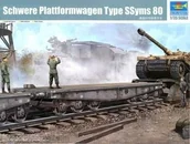 Modele do sklejania - Trumpeter Ciężka platforma kolejowa Typ SSyms 80 00221 - miniaturka - grafika 1