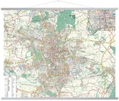 Pomoce naukowe - Łódź. Mapa samochodowa ścienna - miniaturka - grafika 1