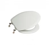 Deski sedesowe - Roca Luzern a801099004 deska sedesowa z zawiasami chromowanymi metalowymi Biały A801099004 - miniaturka - grafika 1