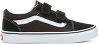 Buty dla chłopców - Vans obuwie ęce KIDS OLD SKOOL V Black/True White - miniaturka - grafika 1