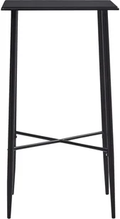 vidaXL 3-częściowy zestaw mebli barowych, tkanina, czarny 279965 - Stoły z krzesłami - miniaturka - grafika 3