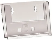 Systemy ekspozycyjne i znaki informacyjne - Taymar taymar wla6 odłączane, montaż na ścianie, A6 poprzeczny, na trójstronnej broszury i broszury WLA6 - miniaturka - grafika 1