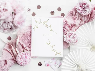 Party Deco Księga gości weselnych Guests Book biała - 22 kartki KWAP56-008 - Wesele i ślub - miniaturka - grafika 3