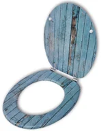 Deski sedesowe - vidaXL vidaXL Deska klozetowa, wzór drewna - miniaturka - grafika 1