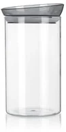 Pojemniki kuchenne - Banquet Pojemnik szklany MABEL 1,85 l, szary - miniaturka - grafika 1