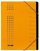 Teczki i skoroszyty - Elba 400001991 teczka na dokumenty chic 5 szt. A4 12 przegródek z pustymi literami z kartonu w kolorze żółtym 400001991 - miniaturka - grafika 1