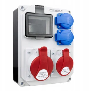 Doktorvolt Rozdzielnica budowlana HL 32A 16A 2x230V 5330 DV-5330-F - Rozdzielnie elektryczne - miniaturka - grafika 2