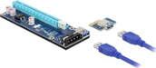 Akcesoria do komputerów stacjonarnych - Delock Karta rozszerzenia PCIe x1 do x16 z kablem USB 60cm 41430 41430 - miniaturka - grafika 1
