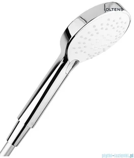 Oltens Driva EasyClick Alling zestaw prysznicowy z mydelniczką chrom/biały 36004110 - Zestawy prysznicowe - miniaturka - grafika 2