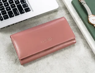 Cavaldi 4U Elegancki, podłużny portfel damski z klapą na zatrzask - Portfele - miniaturka - grafika 3