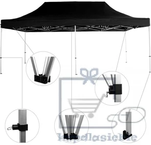 Namiot ogrodowy 3 x 6 INSTENT - biały - Pawilony ogrodowe - miniaturka - grafika 7