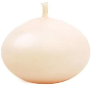 Party Deco Świeca dysk pływający mat, 40mm, kremowa, 1 szt SDMAT40-079-OP - Świece - miniaturka - grafika 3