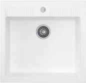 Zlewozmywaki - Kernau KGS N 60 1B PURE WHITE - miniaturka - grafika 1