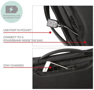 XD Design Plecak Bobby Bizz P705.571 - Torby na laptopy - miniaturka - grafika 20