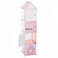 Półki i regały dla dzieci - WIEŻA RÓŻOWO-BIAŁA - miniaturka - grafika 1
